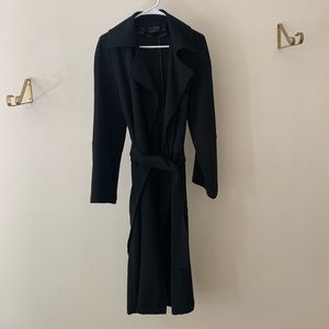 Zara Long Black Trench Coat